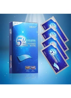 سمايل كيت شرائط تبييض الأسنان البيضاء 5D - قطاع العناية بنظافة الفم للأسنان الزائفة جل نظام تبييض الأسنان (7 مجموعات)  - Image 2