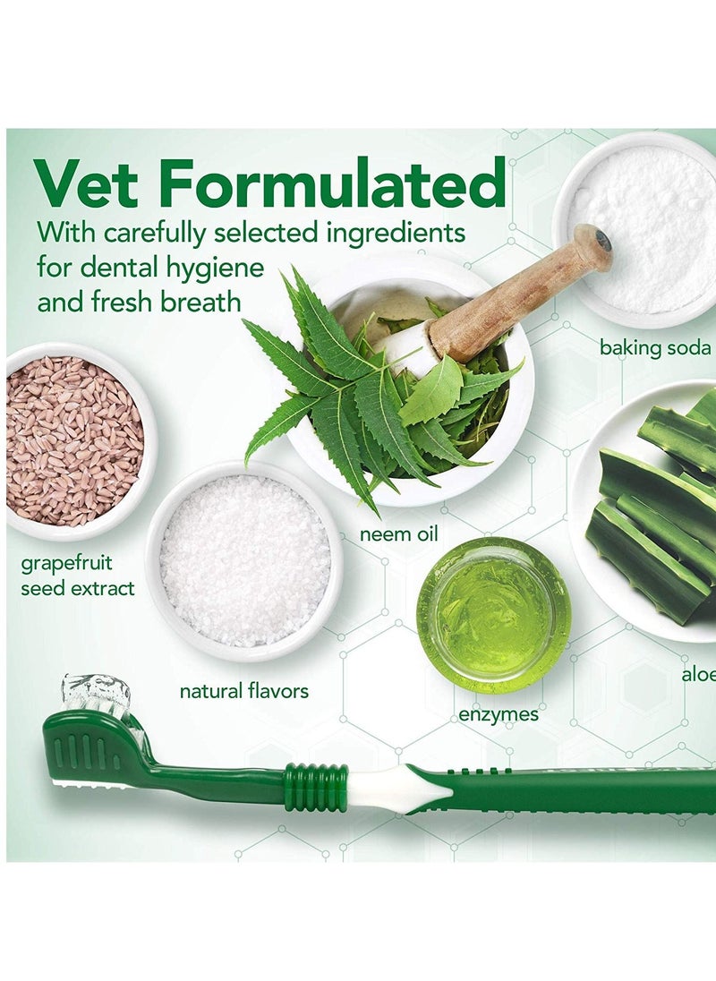 Vet's Best Dental Gel with Silicone Finger Brush Dog Tooth Paste 100g  - Image 3
