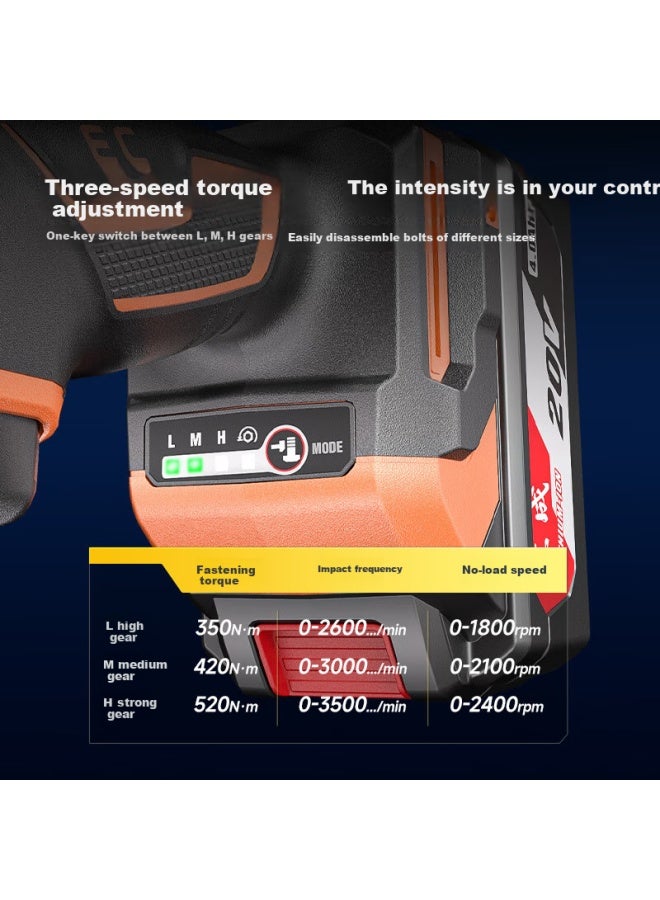DONG Cheng Dongcheng Lithium-ion Brushless Electric Impact Wrench High Torque Tire Removal Footrest Dpb518bd - Image 3