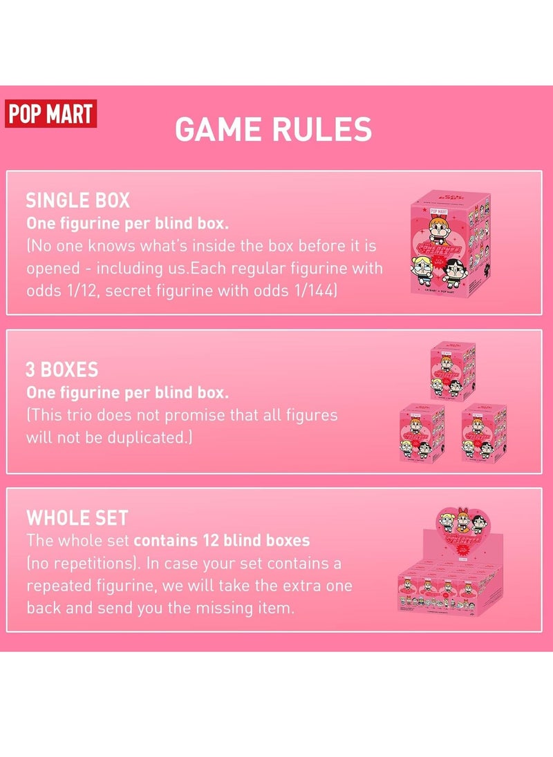 null - POP MART CRYBABY x Powerpuff Girls Series Figures, CRYBABY Blind Box Figures, Random Design Action Figures Collectible Toys Home Decorations, Holiday Birthday Gifts for Girls and Boys, Single Box - Image 1