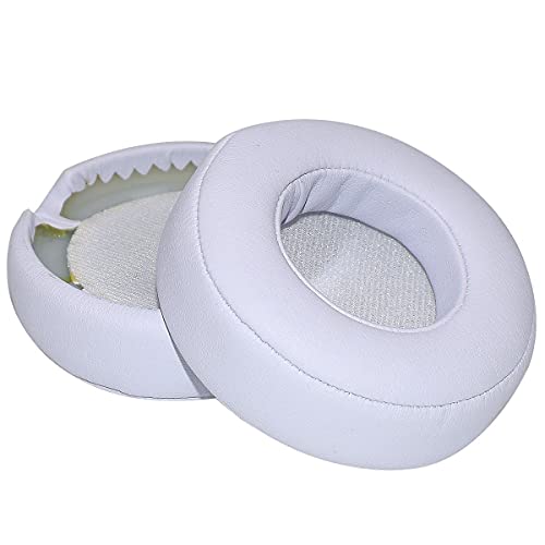 Learsoon Replacement Earpads Memoery Foam Ear Cushion Covers Compatible with Monster Beats by Dr.Dre PRO/Detox Headphones (White) - Image 1