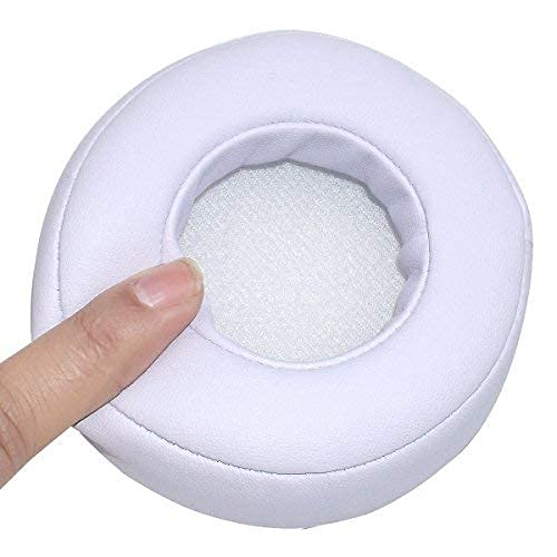 Learsoon Replacement Earpads Memoery Foam Ear Cushion Covers Compatible with Monster Beats by Dr.Dre PRO/Detox Headphones (White) - Image 3