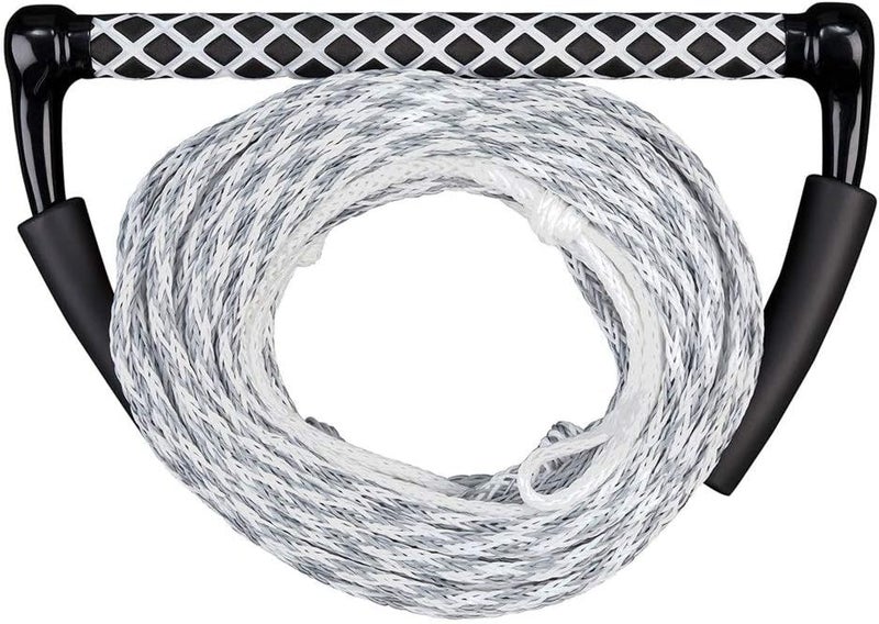 Wakeboard/Kneeboard Rope with Handle,Grey