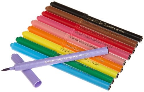 AmeriColor Gourmet Writer Food Decorator Pens Assorted Colors Set of 10 - Image 5