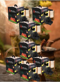وادي حلفا 7 قطع فحم وادي حلفا 2كجم  - Image 1