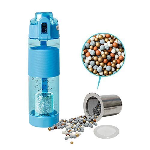 Cheshu Enterprise Cheshu Enterprise Alkaline Water Bottle hydrogen Generator Ionizer Purifier for Sport Healthy and Fit Life Lifestyle Multicolor Pack Of 1  - Image 1