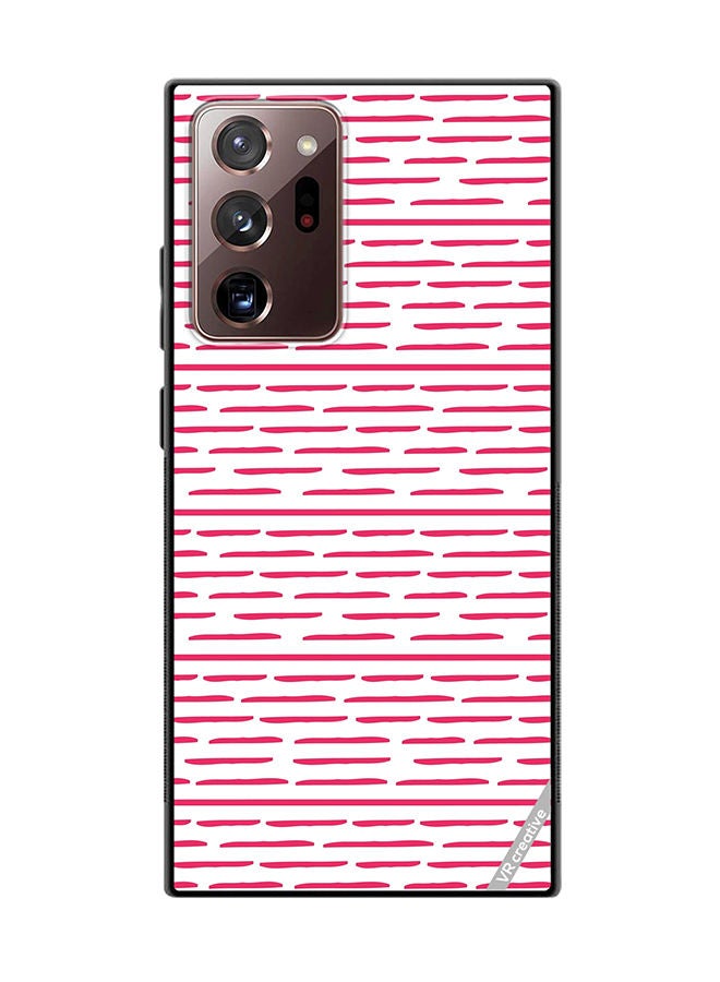 VR CREATIVE Protective Case Cover For Samsung Galaxy Note20 Ultra 5G Strips Design Multicolour - Image 1