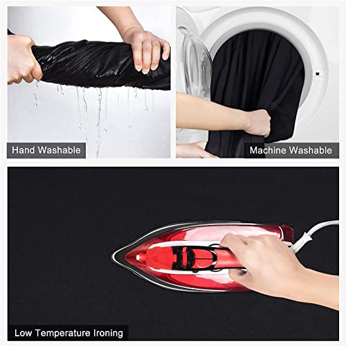 HomeArt 8x9 Feet Black Screen Backdrop for Photography, Chroma Key Virtual Black Background Sheet for Photography Zoom Meeting, Cloth Curtain for Video Studio Streaming Gaming Photoshoot - Image 4