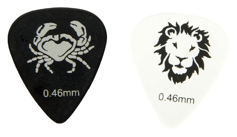 Alice Designer Constellation Guitar Picks Set Of 6 Made Of Celluloid Material (2 Each Picks Of 0.46 mm, 0.71 mm, 0.81 mm) - Image 5