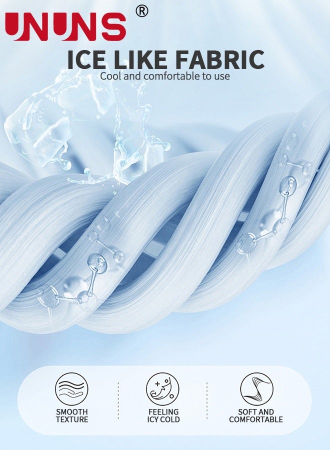 UNUNS Summer Quilt Queen Size,Double Side Cooling Blanket for Hot Sleepers,Washable Lightweight Soft Breathable All Seasons Cooling Throw for Night Sweats,Green Gray - Image 4