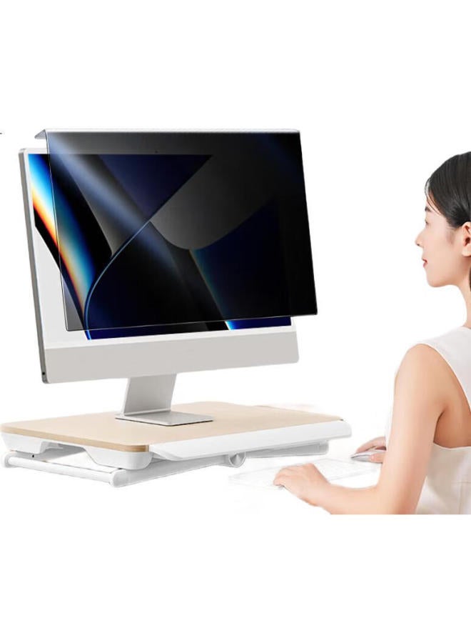 Mryc Computer Monitor Laptop Screen Privacy Filter Desktop Anti-Blue Light Anti-Radiation Anti-Spying Eye Protection Privacy Screen Protector Acrylic Hanging Universal 23.8 Inch 16:9 - Image 3