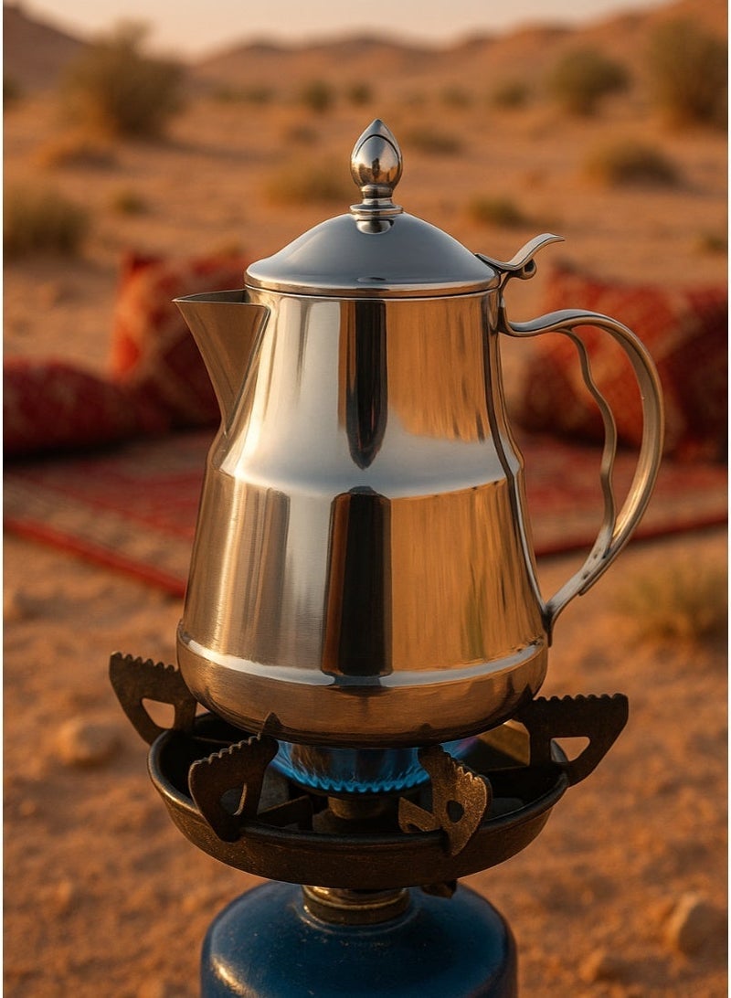 AL-GANNAS High Quality Stainless Steel Milk & Coffee Jug | 2L Capacity - Image 3