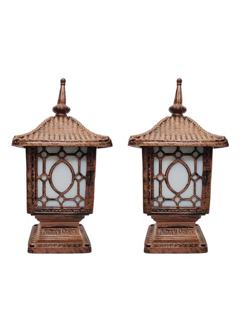 Atharv Decor Gate Light Color Coper - Pack of 2