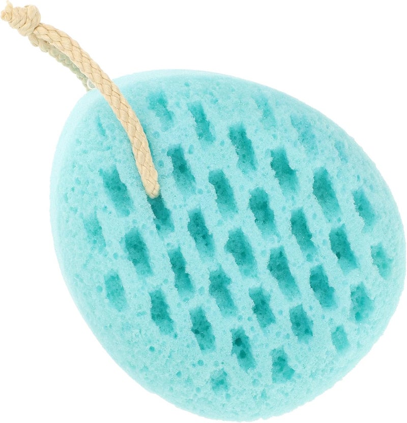 Back Scrubber Sponge Reusable Bath Sponge for Gentle Exfoliating Shower Bathing - Image 1