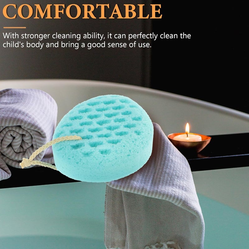 Back Scrubber Sponge Reusable Bath Sponge for Gentle Exfoliating Shower Bathing - Image 5