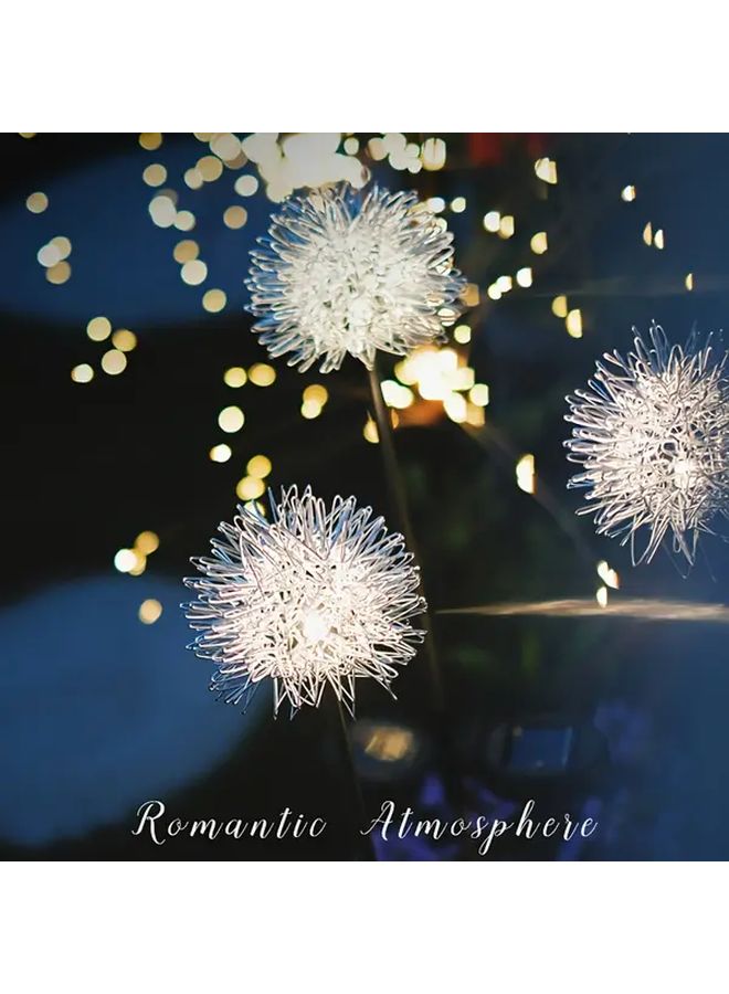 مصباح الحديقة الشمسي الهندباء 2 قطعة للحديقة والشرفة قابل لتعديل السطوع - Image 4