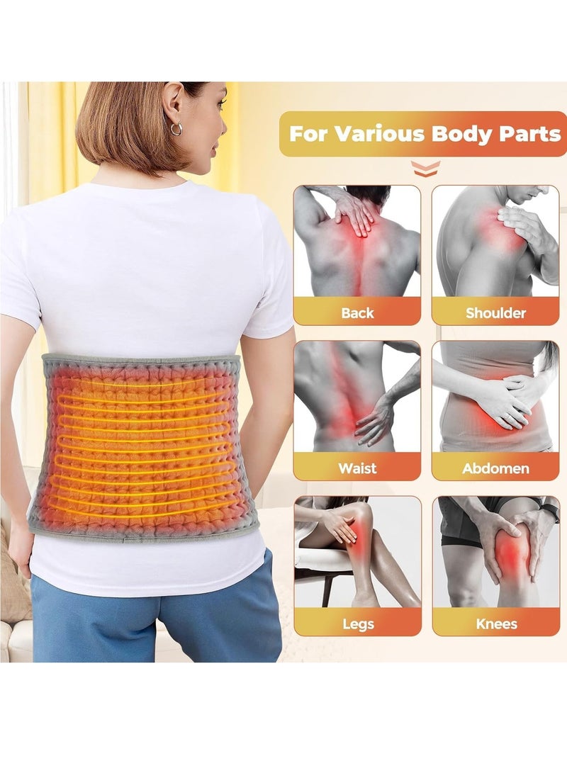 general Waist heating seat cushion Winter heating Warm waist belt Velcro heating seat cushion - Image 2