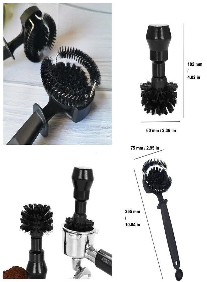 GCFTIFF Espresso Coffee Machine Cleaning Brush Set,Group Head Cleaning Brush,Coffee Portafilter Cleaning Brush,360°Nylon Bristle,Effectively Cleaning, Barista Cleaning Tools,58MM - Image 5