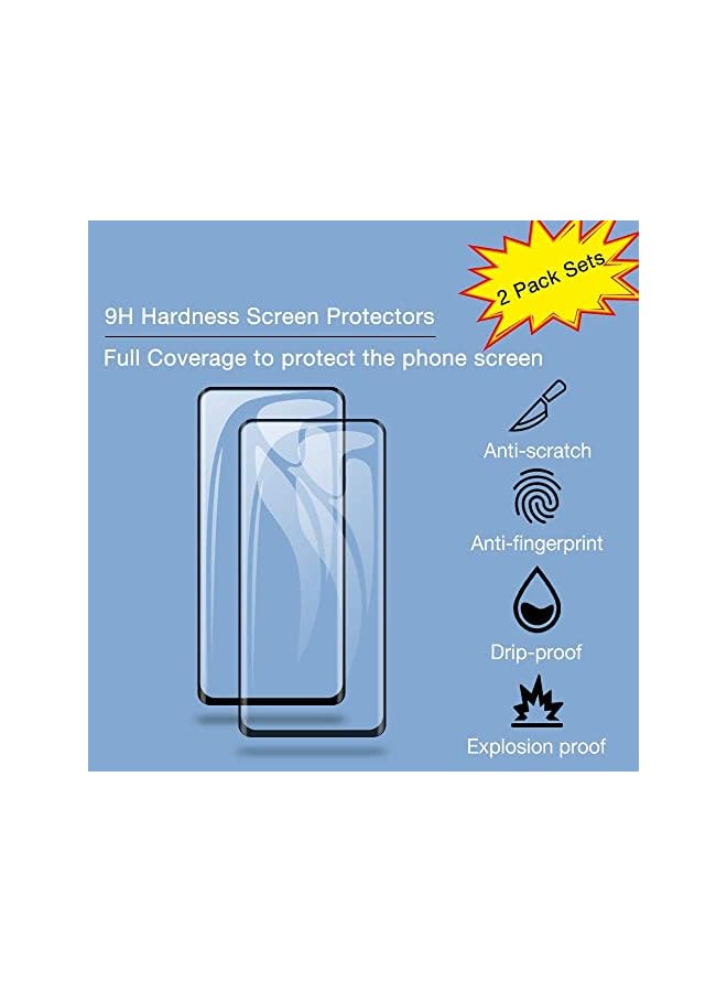 erorex For Xiaomi Mi 11 Lite Mi 11 Lite 5G Xiaomi 11 Lite 5G Ne Case With Tempered Glass Screen Protector 2Pcs Heavy Duty Armor Dual Layer Mi 11 Lite Mi 11 Lite 5G Xiaomi 11 Lite 5G Ne Blue 2 - Image 2