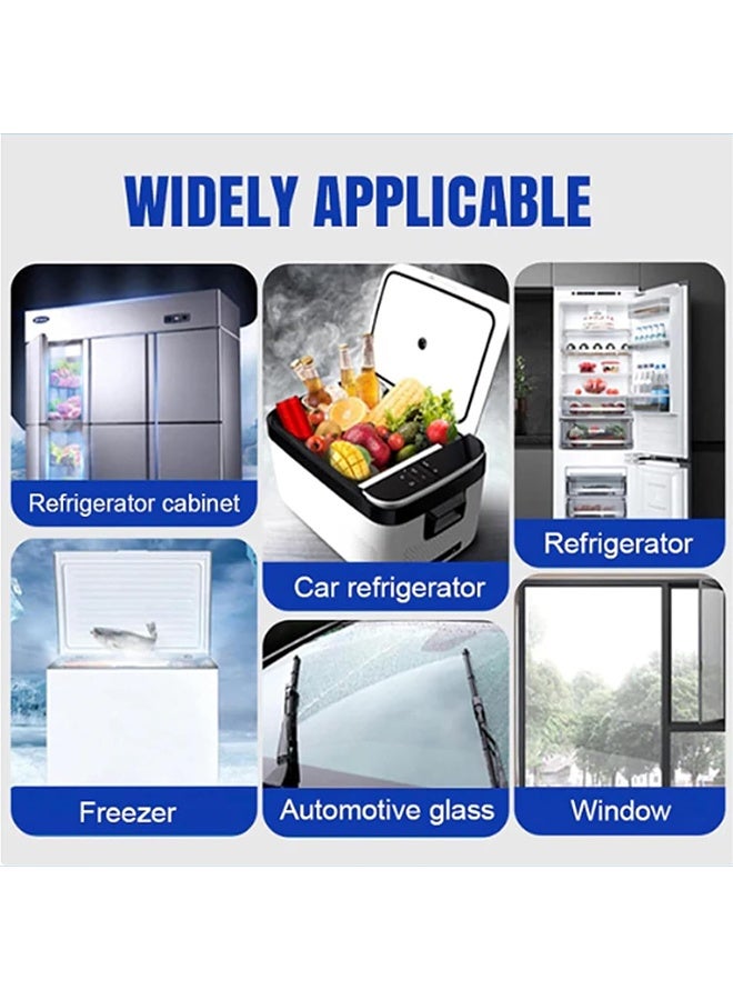 Jakehoe Freezer Defrost Spray ,Powerful Defrosting Spray for Fridge Freezer, Defrosting Spray for Fridge & Freezer, Refrigerator Deicer Spray, Frost Remover for Glass, Faucets & Car Windows (120ml) - Image 5