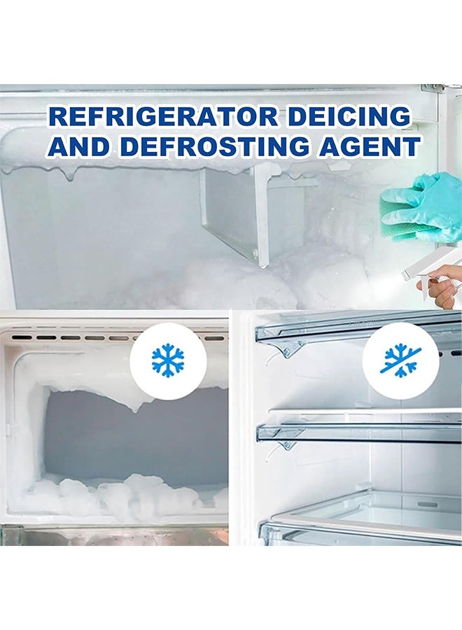Jakehoe Freezer Defrost Spray ,Powerful Defrosting Spray for Fridge Freezer, Defrosting Spray for Fridge & Freezer, Refrigerator Deicer Spray, Frost Remover for Glass, Faucets & Car Windows (120ml) - Image 4
