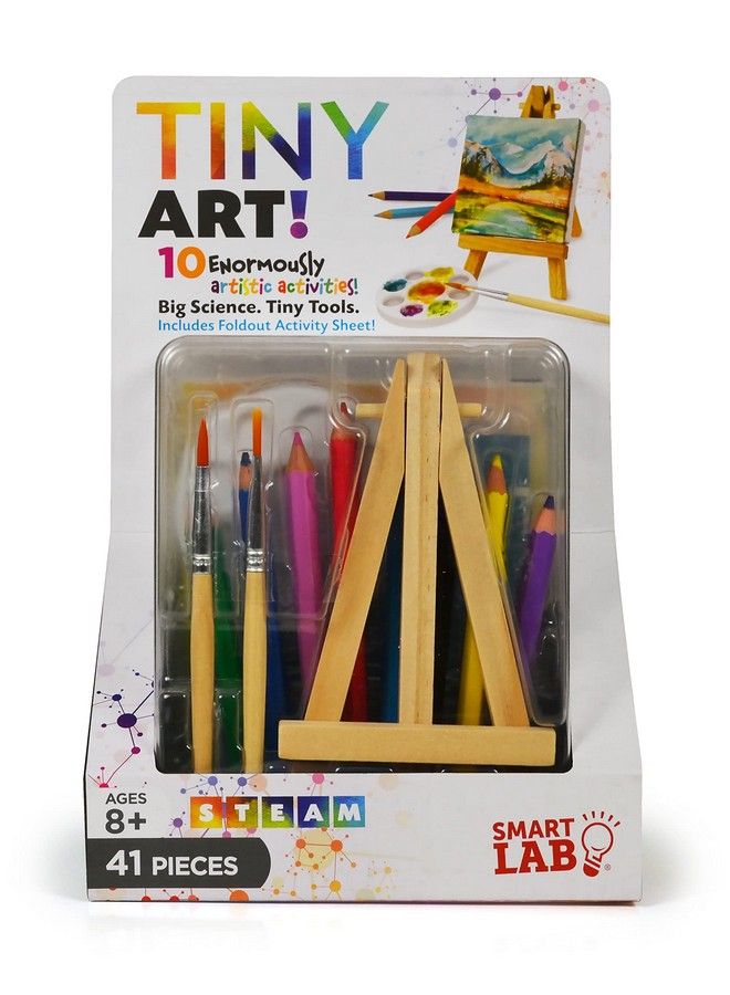 SmartLab Toys Tiny Art! 10 Enormously Artistic Activities. Big Science. Tiny Tools Multi - Image 1