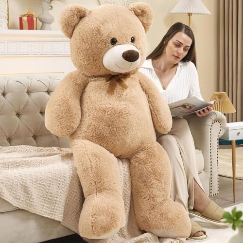 Toys Studio Ultra Soft Teddy Bear 51 inch Giant Stuffed Animal Large Stuffed Bear Plush Toy for Girls Girlfriend Gifts Christmas Kids Easter Valentines Day - Image 1