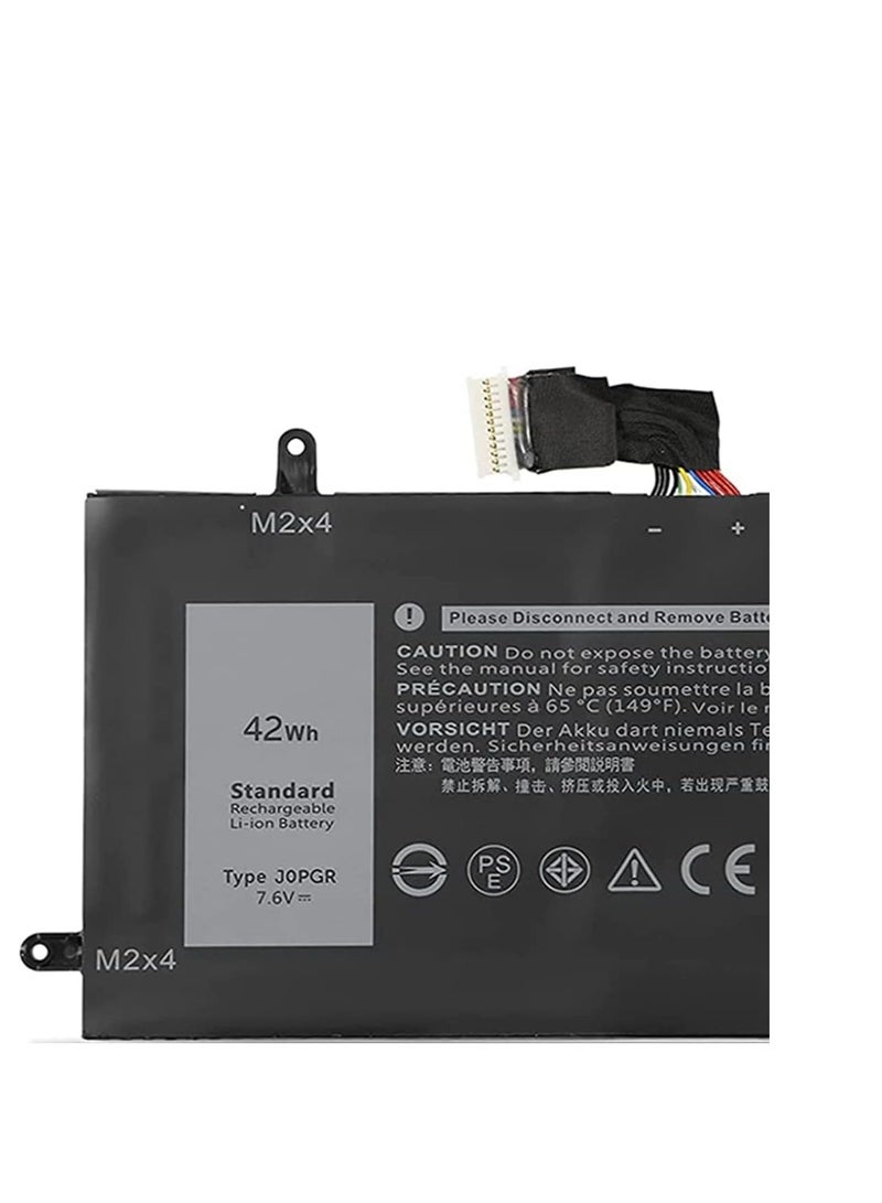 Terabyte بطارية لابتوب بديلة J0PGR لجهاز ديل لاتيتيود 12 5285 E5285 5290 2 في 1 T17G T17G001 T17G002 سلسلة نوتبوك JOPGR 0J0PGR 0RDYCT RDYCT 1WND8 X16TW 0X16TW FTH6F 0FTH6F FTG78 7.6V 42Wh - Image 2