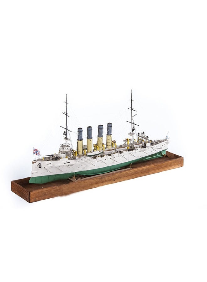 Tsarist Varyag Protected Cruiser DIY Paper Model Kit Handmade Toy Puzzle Gift - Image 2