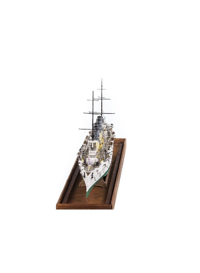 Tsarist Varyag Protected Cruiser DIY Paper Model Kit Handmade Toy Puzzle Gift - Image 4