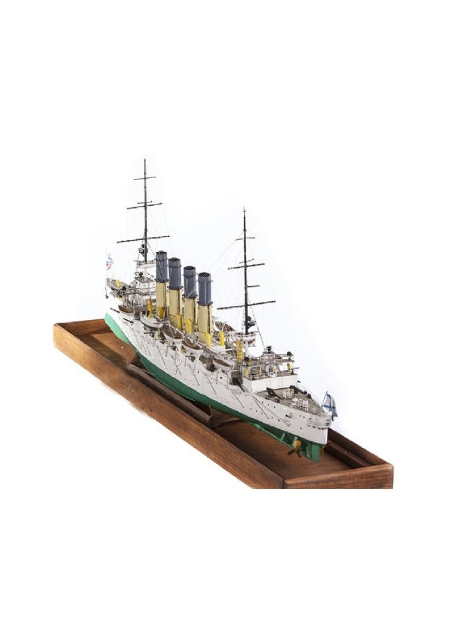 Tsarist Varyag Protected Cruiser DIY Paper Model Kit Handmade Toy Puzzle Gift - Image 1