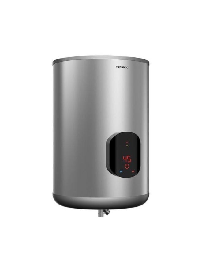 تورنيدو سخان مياه كهربائي تورنيدو، 55 لتر، شاشة ديجيتال، لون فضي - EWH-S55CSE-S - Image 3