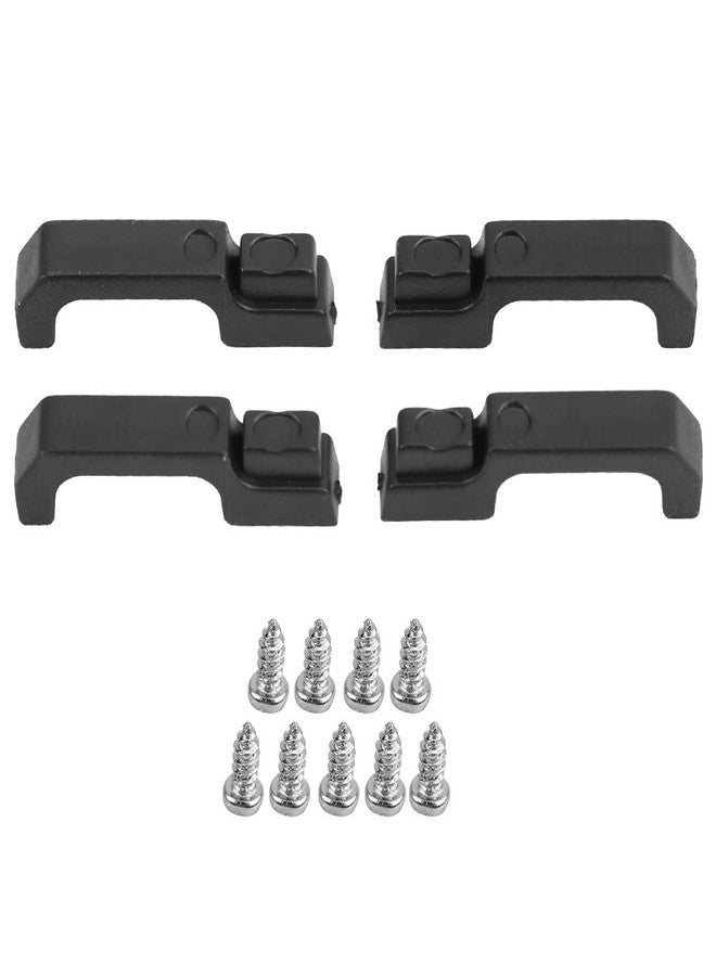 Dilwe 4Pcs RC Door Handles, Easy Lnstallation Simulation Door Handles for -4 RC Crawler Car with Screws - Image 1