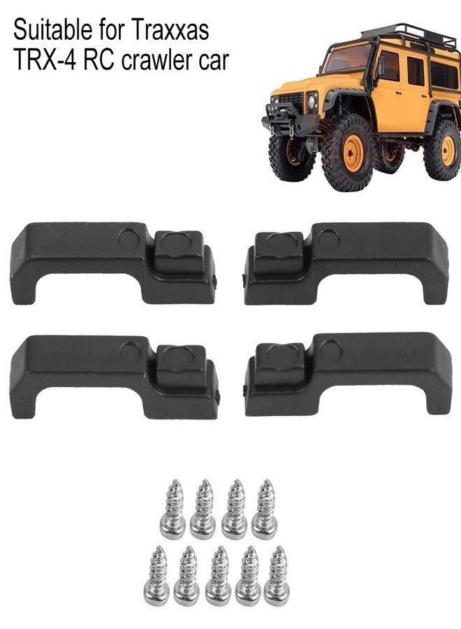 Dilwe 4Pcs RC Door Handles, Easy Lnstallation Simulation Door Handles for -4 RC Crawler Car with Screws - Image 3