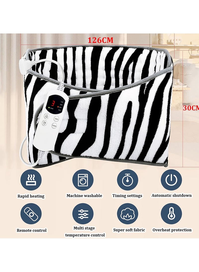 general Newest Heating Pad for Back Pain and Cramps Relief,Fast Heating 6 Levels & 4Timers Auto Shut-Off Waist Heated Wrap Belt for Neck Shoulders Back Gifts for Women Men - Image 2