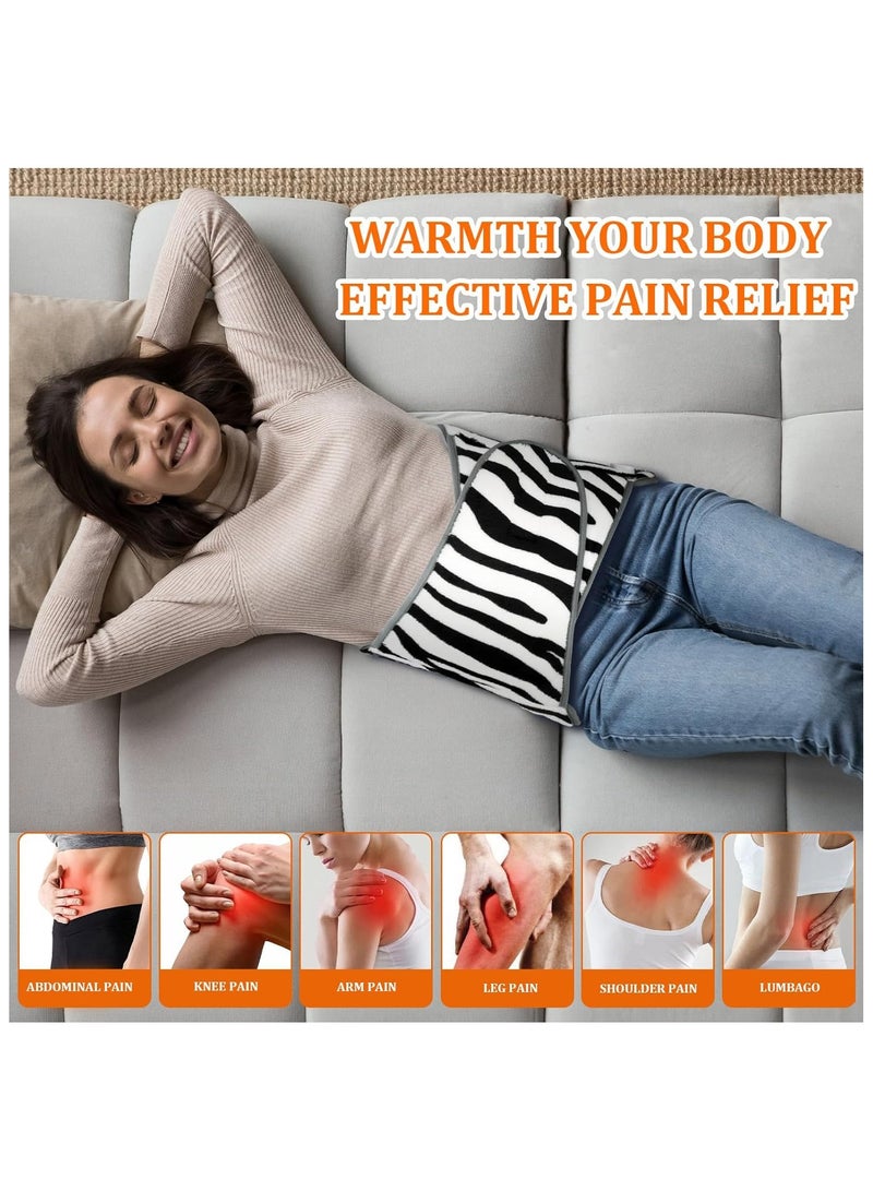 general Newest Heating Pad for Back Pain and Cramps Relief,Fast Heating 6 Levels & 4Timers Auto Shut-Off Waist Heated Wrap Belt for Neck Shoulders Back Gifts for Women Men - Image 5
