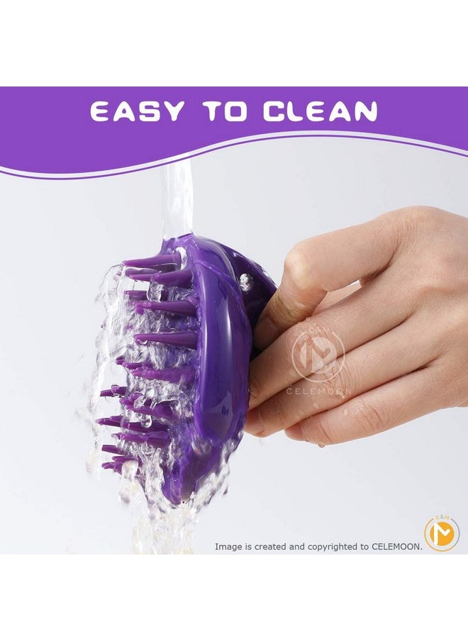 CELEMOON - CeleMoon Cat Brush with Soft Rubber Pins, Washable Silicone Pet Brushes for Indoor Cats Grooming Shedding Massage Bath, No Scratching Removes Hair Mats Tangles and Loose Fur for Short to Long Haired - Image 1