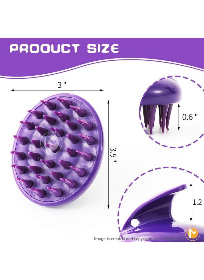 CELEMOON - CeleMoon Cat Brush with Soft Rubber Pins, Washable Silicone Pet Brushes for Indoor Cats Grooming Shedding Massage Bath, No Scratching Removes Hair Mats Tangles and Loose Fur for Short to Long Haired - Image 1