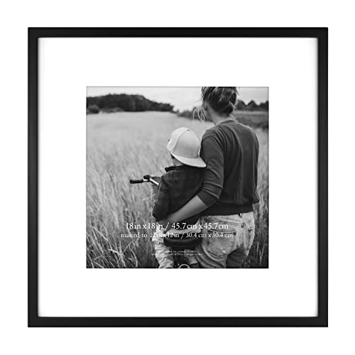 MCS East Village Frame Black 18 x 18 in matted to 12 x 12 in Single