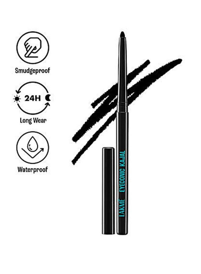 لاكمي 9 إلى 5 آيكونيك كاجال، أسود 0.35 جرام - Image 3