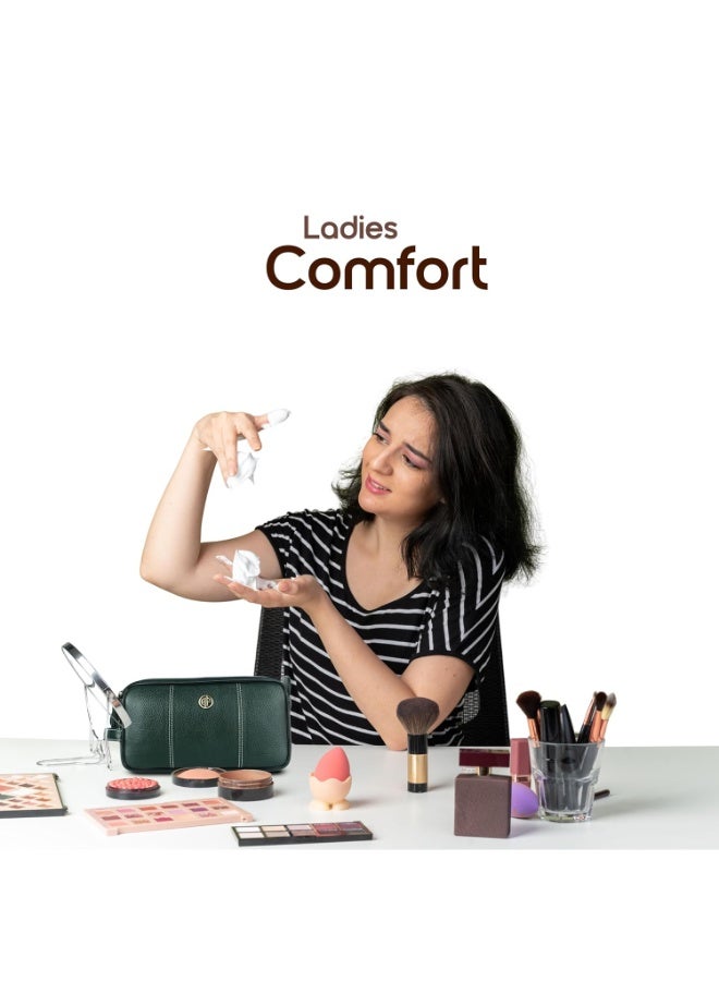 HAMMONDS FLYCATCHER Leather Travel Organizer Pouch - Toiletry Bag for Men and Women Cosmetic Organizer Bag, Shaving Kit Bag for Men Toiletry Pouch for Men with Multiple Pockets - Image 4