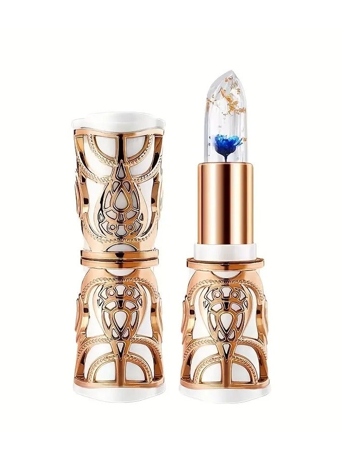 ORiTi Flower Lipstick Jelly Color Changing Golden Foil Lip Balm Moisturizing Hydrating Daily Lip Care - Image 4