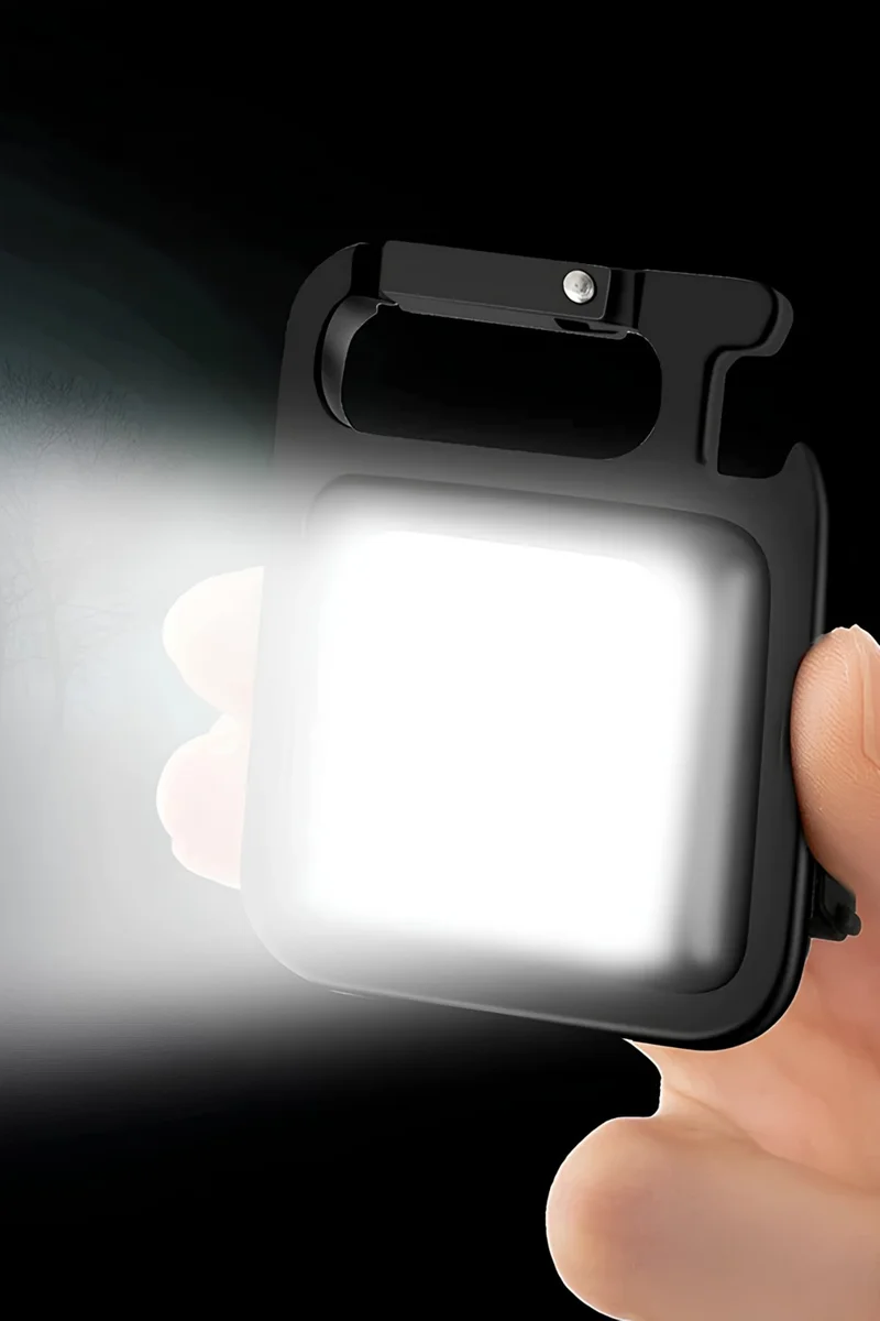 موبي Multi-Purpose Mini LED Keychain Flashlight Flash Magnetic Waterproof Camping Lantern with Bottle Opener