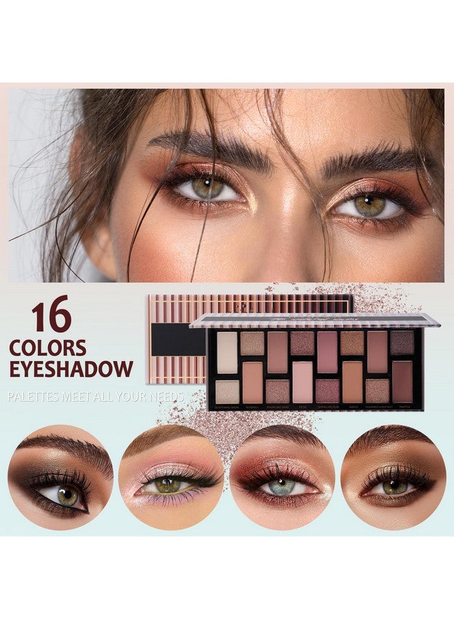 Moobirlet Makeup Kit For Women Full Kit Makeup Set For Teen Girls Eyeshadow Lip Gloss Lipstick Make Up Brushes Eyebrow Eyeliner Pen Liquid Concealer Foundation Primer Puff Eye Shadow Shields Eye Brow Stencil - Image 3