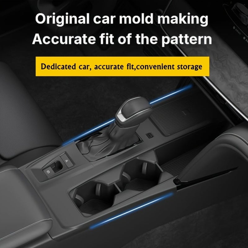 Silicone Center Console Mats, Gear Shift Panel & Cup Holder Inserts for 2024-2026 9th Generation Toyota Camry, Interior Decorative  Accessories - Image 4