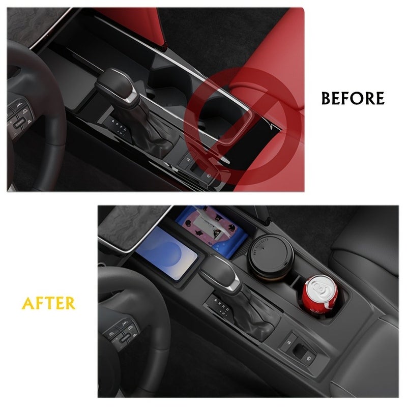 Silicone Center Console Mats, Gear Shift Panel & Cup Holder Inserts for 2024-2026 9th Generation Toyota Camry, Interior Decorative  Accessories - Image 3