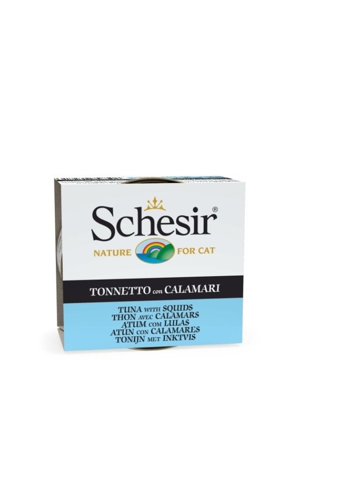 Schesir Tuna With Squids Cat Wet Food 