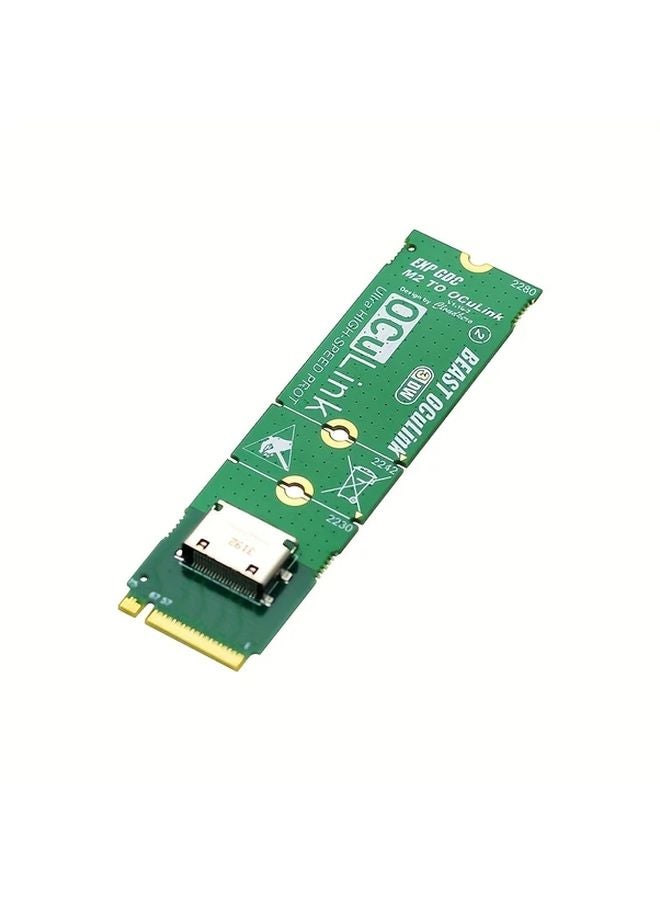 قطعة واحدة محول NVME M.2 Key إلى OCuLink لمحطة رسوميات خارجية، لجهاز الكمبيوتر الصغير والكمبيوتر المحمول - محول عالي السرعة - Image 2