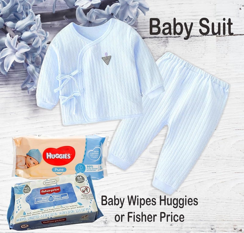Beyond The Box New Baby Boy Gift Basket  Unique Gift Set for a New MOM Light Blue Baby Gift Set Welcome Baby Care Package All wNewborn Essentials Bundle for Expecting Moms Baby Shower After Labor Gift - Image 4