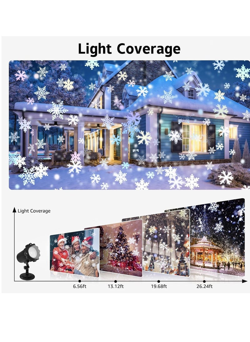 general Outdoor, snow lamp projector, waterproof LED snow lamp, festival, wedding, interior decoration landscape lighting projection lamp - Image 4